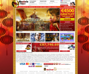 Site Mandarin Casino design