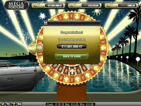 mega fortune machine a sous netent 18 millions euros jackpot progressif record mondial en ligne big win video slot